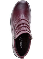 ELENA EDEN, gevoerde dameslaarzen, winterschoenen, breedte H, met rits BORDEAUX