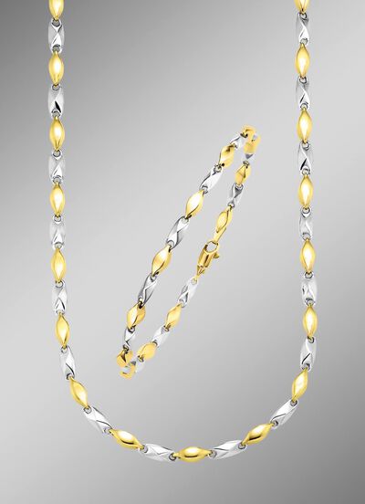 Fantasie kettingset in twee kleuren 