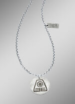 Aarde-element hanger met ketting 