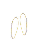 Glamoureuze oorhaken met diamanten 