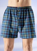 Vier-pack boxershorts met geruit ontwerp 