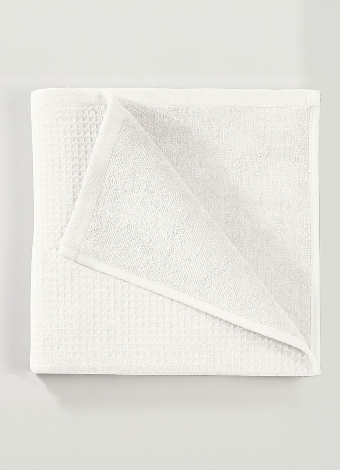 Wafelpique badstof serie van katoen ECRU