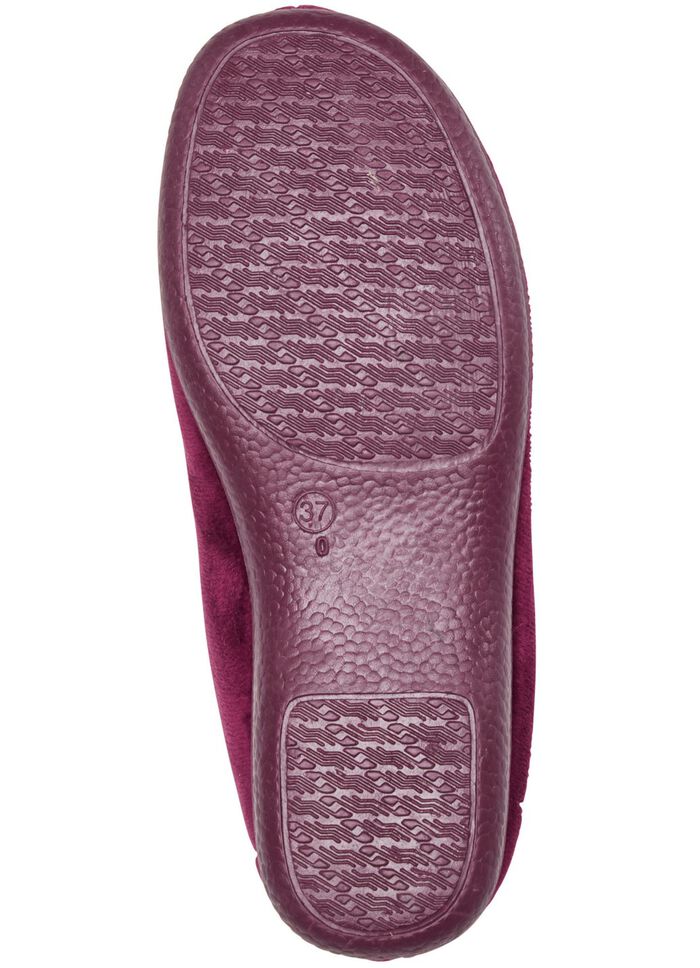 Laurina pantoffels van fluweelachtig textielmateriaal 