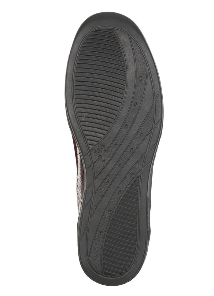 ELENA EDEN, comfortabele damespantoffels, breedte H, met uitneembaar voetbed BOURGONDI&Euml;