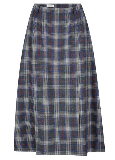 Rok met apart ruitdessin 