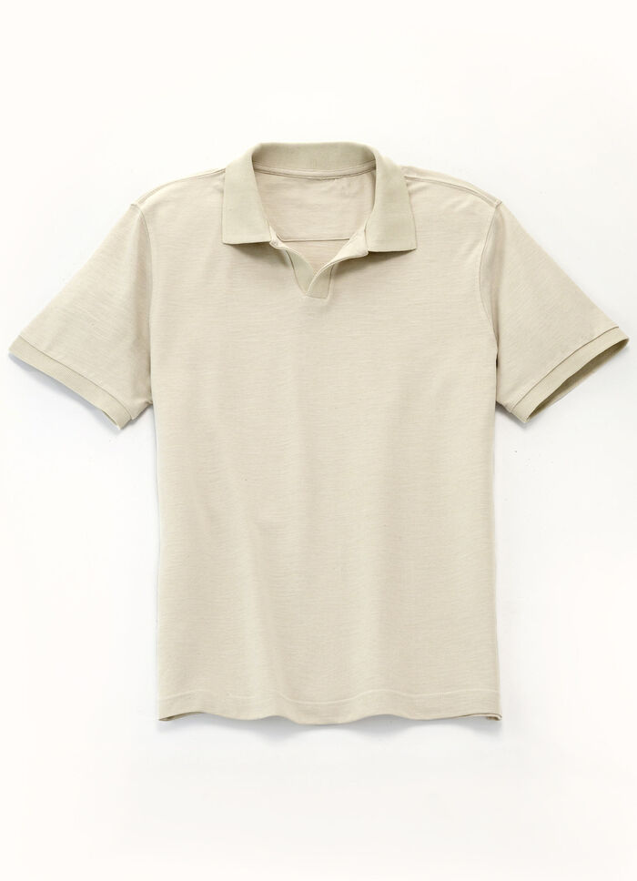 Poloshirt in 3 kleuren BEIGE