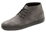 GINO GALANTE, gevoerde herenlaarzen, winterschoenen, met wol GRAU