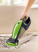 Accu-handstofzuiger met draaibaar turbomondstuk 