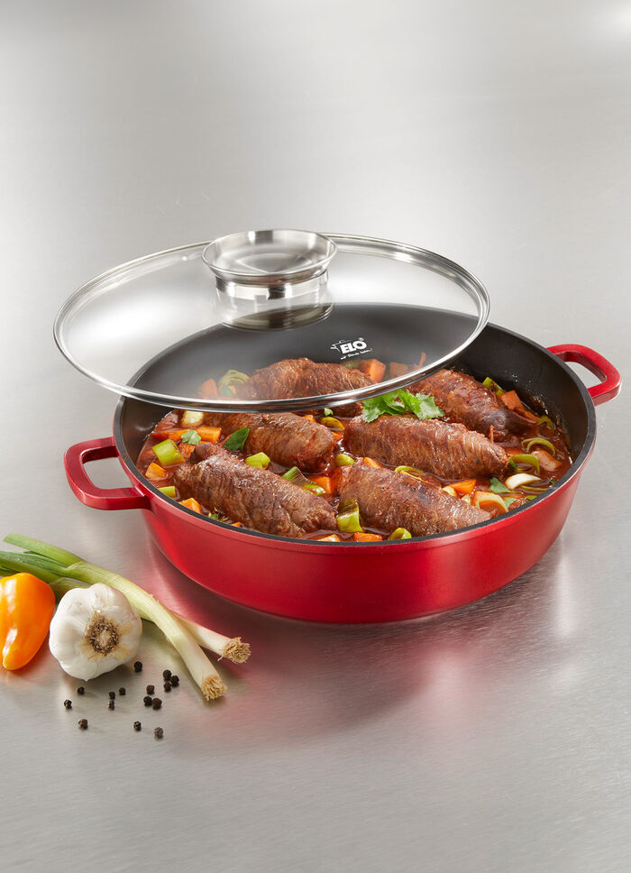 Robuuste serveerpan met antiaanbaklaag