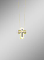 Kruishanger met diamanten 