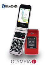 Olympia VITUS 4G klaptelefoon met grote knoppen ROT