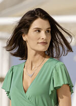 Halsketting met strass-stenen 