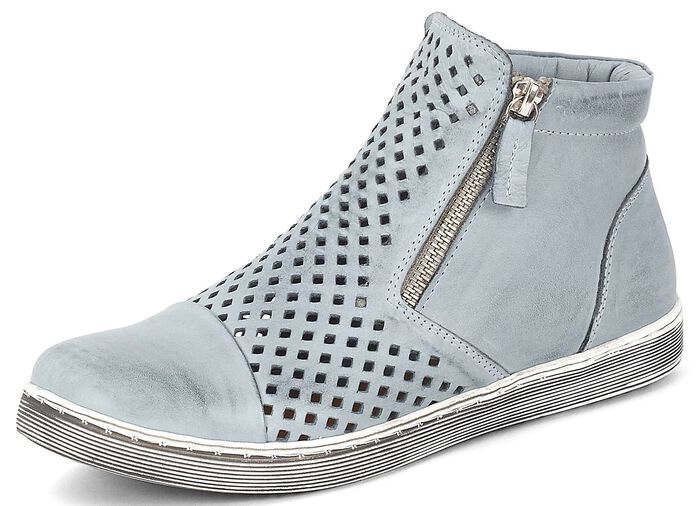 Andrea Conti, zomer enkellaarsjes voor dames, met uitneembaar voetbed 