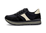 Remonte, trendy damessneakers, breedte G, met uitneembaar voetbed SCHWARZ-GOLD