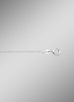 Zilveren krulketting 