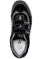 Sportieve herenpantoffels met uitneembaar voetbed ZWART-GRIJS