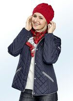 Jas met opstaande, omgeslagen kraag 