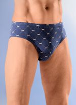 Set van vier slips met all-over print 