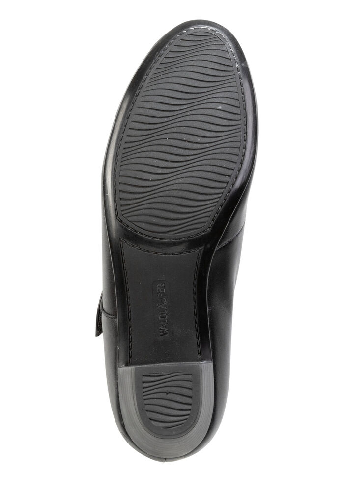 Waldläufer, elegante damespumps, breedte H, met uitneembaar voetbed ZWART