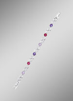 Roze kristallen armband 