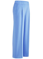 Enkellange, wijde broek AZUURBLAUW