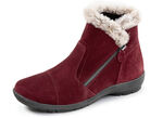 ELENA EDEN, gevoerde dameslaarzen, winterschoenen, breedte G, met uitneembaar voetbed BORDEAUX