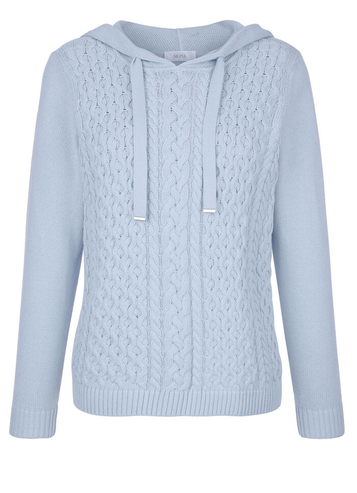Hoodie van puur katoen 
