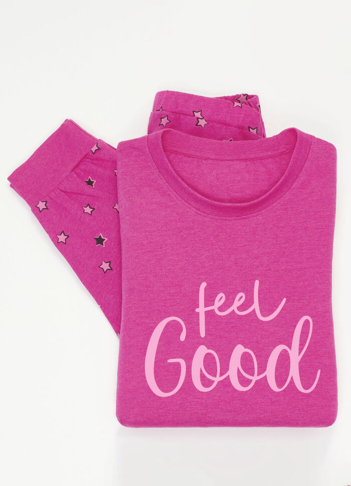 Twee-pack pyjama's met manchetten 