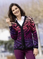 Cardigan in jacquarddessin 