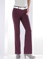 Magische jeans met modieuze, wijdere pijpen BORDEAUX