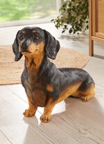 Teckel gemaakt van hoogwaardig polyresin 