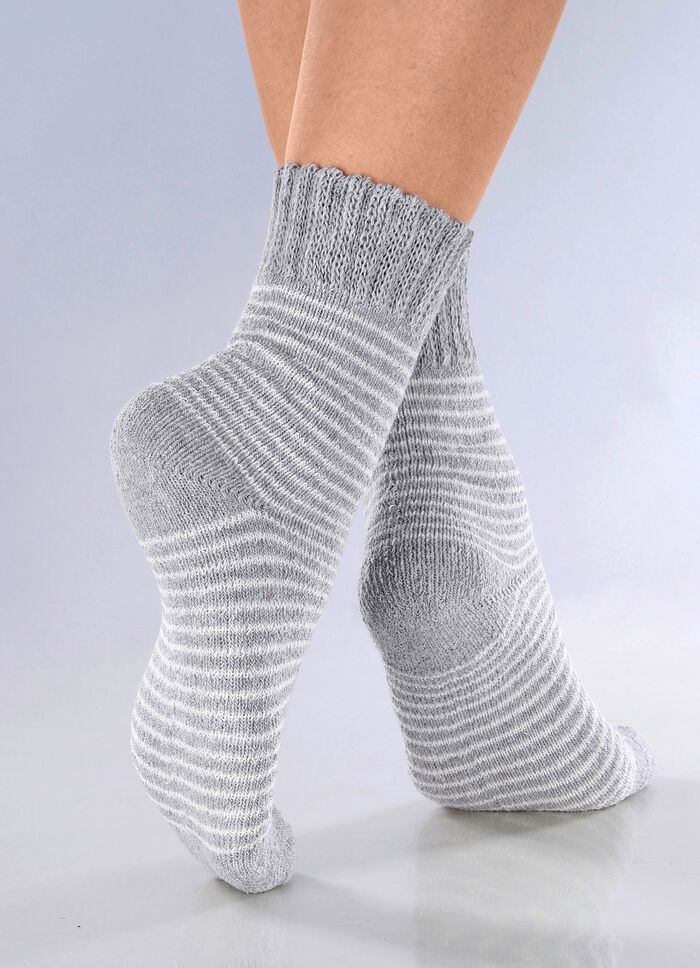 Set van vijf sokken met een zachte badstof binnenkant 