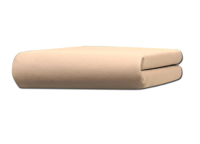Bella Donna gedraaid jersey stretch hoeslaken BEIGE