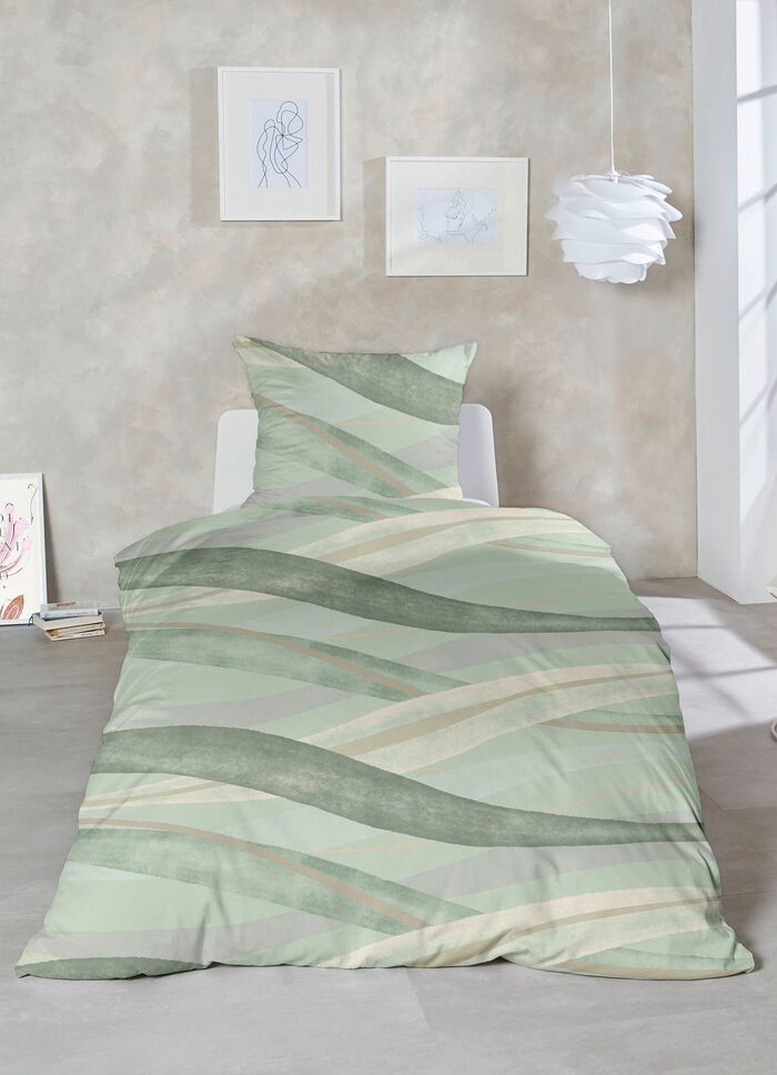 Gemakkelijk te strijken flanellen beddengoedset 