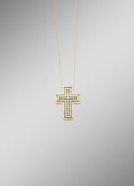 Kruishanger met diamanten 