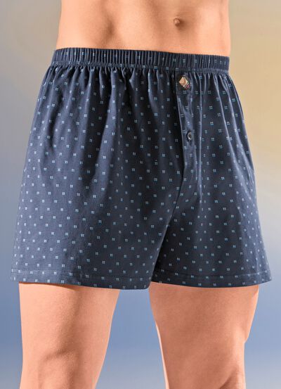 Set van vier boxershorts met een all-over design 