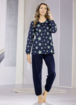 Pyjama met elastische arm- en beenmanchetten 