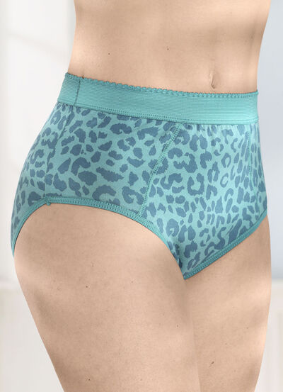 Vierpack corrigerende slips met verstevigde buikzone 