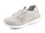 Rieker, lichtgewicht damessneakers, breedte G, met MemoSoft textiel binnenzool KIESEL