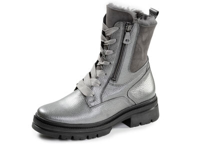 Waldläufer, gevoerde dames enkellaarsjes, winterschoenen, breedte H, met lamsvacht 