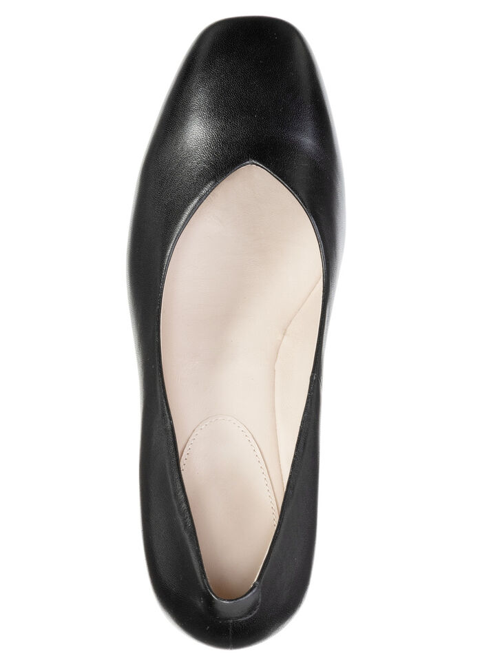ELENA EDEN, elegante damespumps, wijdte G, met leren voering SCHWARZ