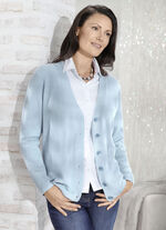 Vest van scheerwol (merino) HELLBLAU