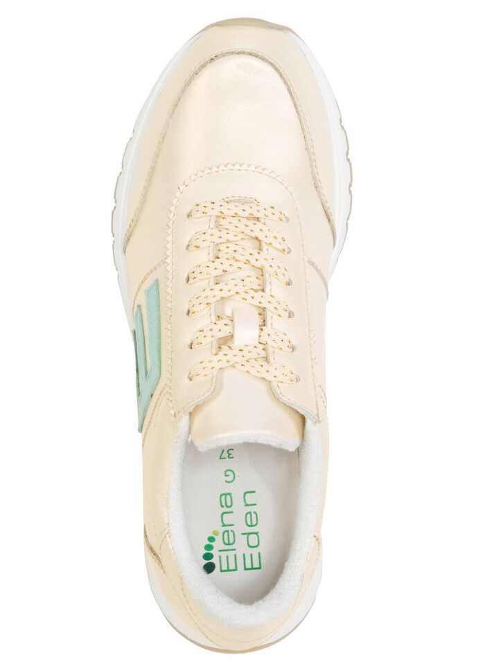 ELENA EDEN sneakers van glanzend nappaleer 