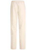 Broek met modieuze wijdte  