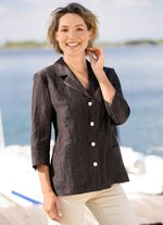 Korte blazer met 3/4 mouwen 