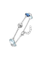 Tijdloze schoonheid: erwtenketting set met beh. kwarts 