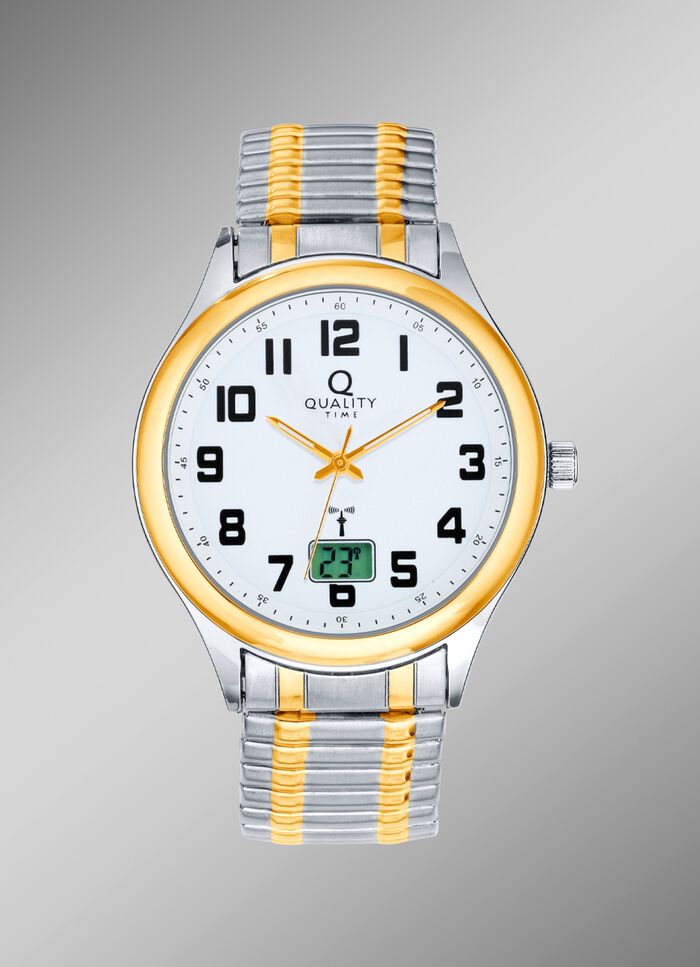 Sportief radiografisch herenhorloge van het merk Quality Time 