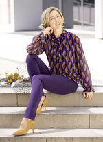 Prachtige blouse met strikbandjes 