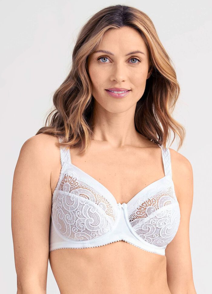 Miss Mary-minimaliserende beugelbeha met elastische kant 