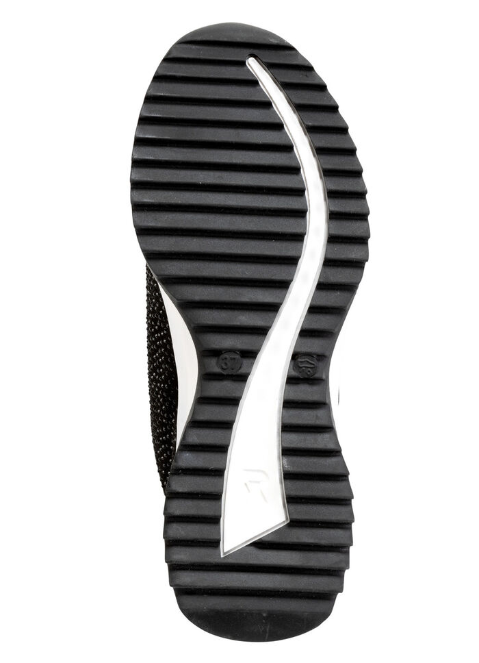 Rieker sneakers met glittersteentjes SCHWARZ